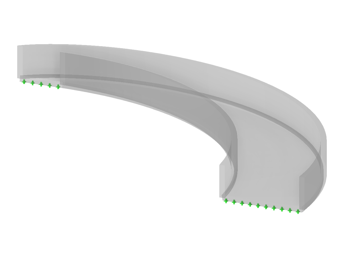 Modello 003925 | STC014 | Scala a una rampa semicircolare
