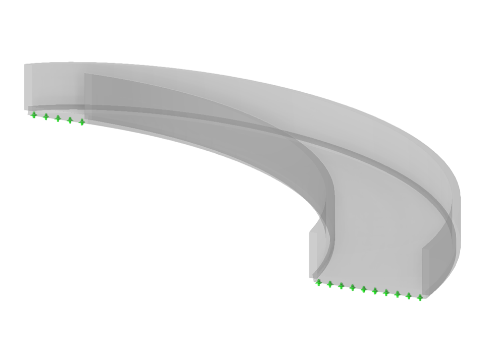 Modello 003925 | STC014 | Scala a una rampa semicircolare