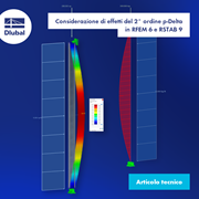 Considerazione di effetti del 2° ordine p-δ in RFEM 6 e RSTAB 9