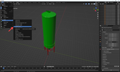 Esporta il modello come formato .OBJ da Blender v. 3.5
