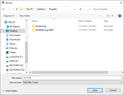 Salva le tabelle come file XLSX