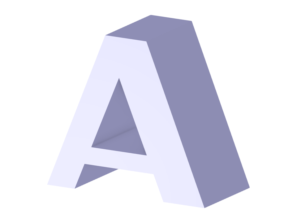 Modello 004211 | Lettera A