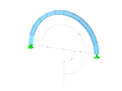 FAQ 005386 | Come posso inserire una trave curva in RSTAB 9?