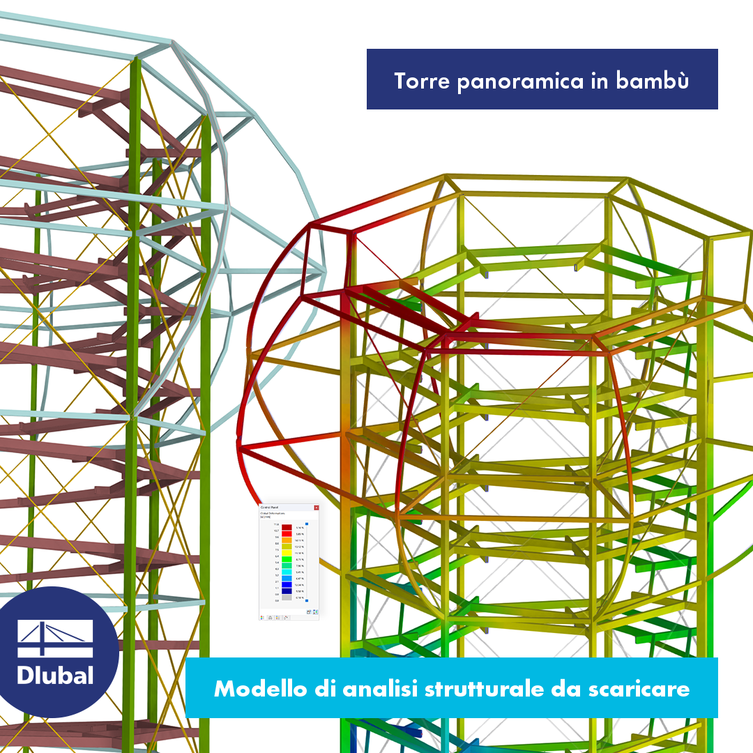 Torre panoramica in bambù