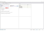 Interfaccia per disattivare l'assistente per le combinazioni nel software. Vengono visualizzate le opzioni del menu.
