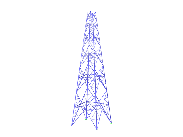 Modello 004269 | Torre piramidale a sei tronchi