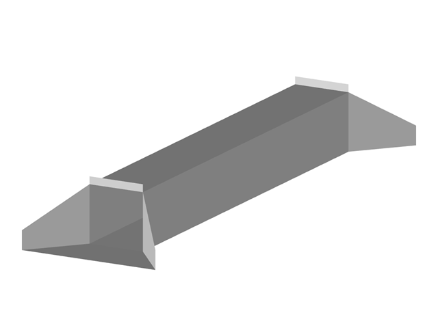 Modello 004273 | Canale sotterraneo della scatola di cemento armato