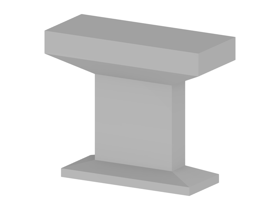 Modello 004322 | Pila di ponti in calcestruzzo