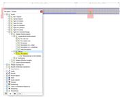 Visualizzazione dell'armatura a staffe come estratto dell'armatura