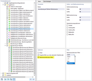 Opzioni di filtro per il criterio di verifica