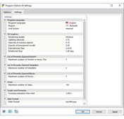 Scheda "Impostazioni"