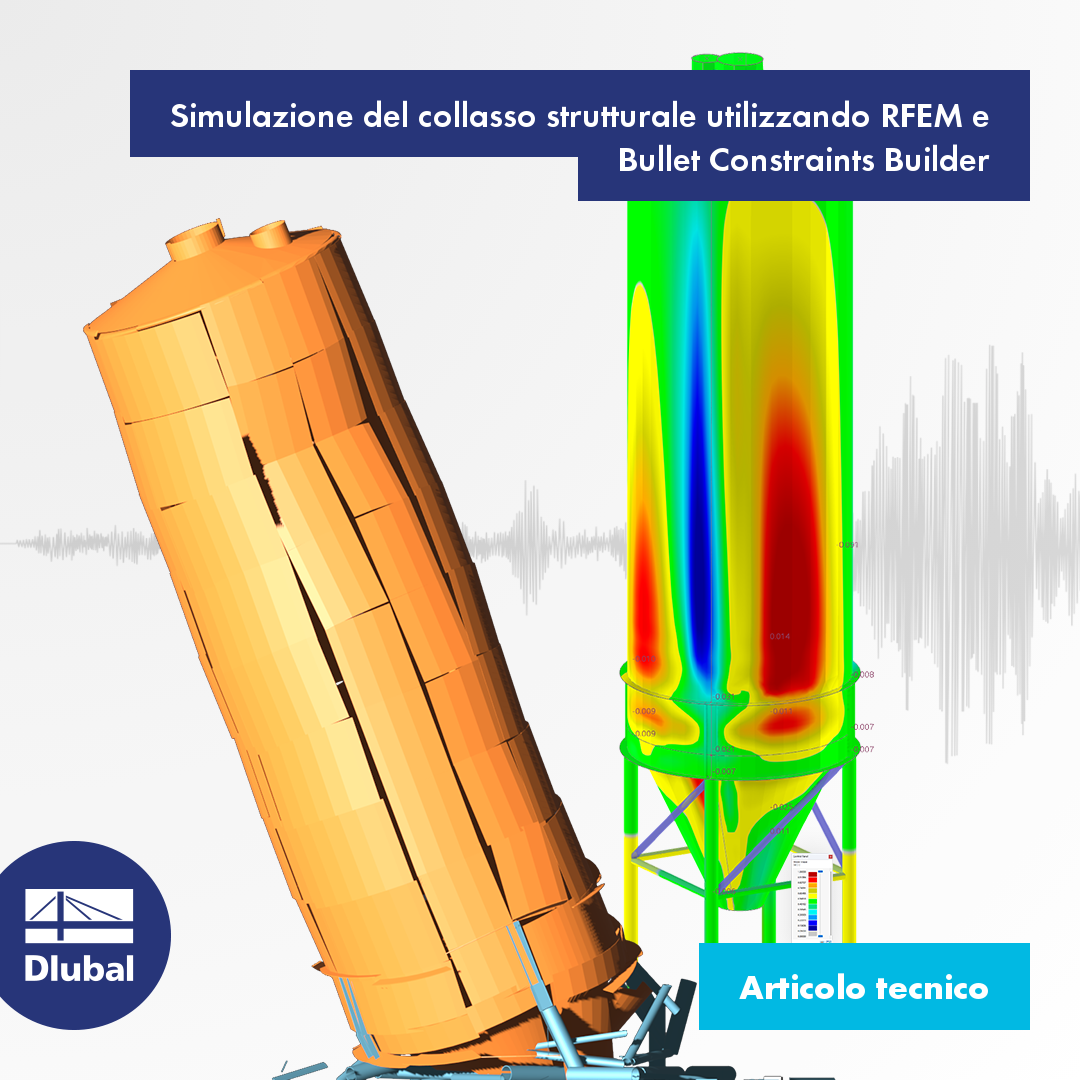 Simulazione del collasso strutturale utilizzando RFEM e Bullet Constraints Builder