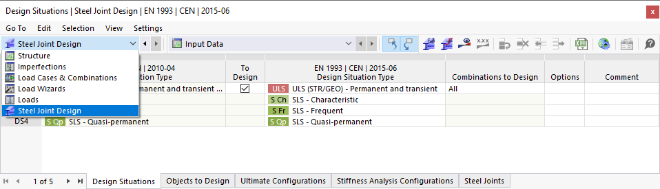 Tabelle "Verifica giunti acciaio"