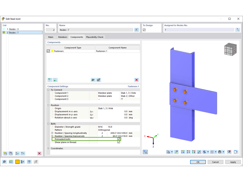 Caratteristica 002669 | Bulloni pretensionati per giunti in acciaio