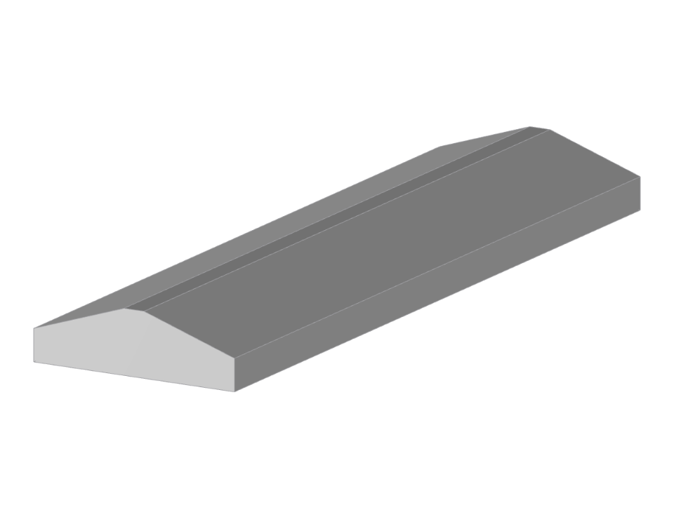 Modello 004562 | Fascia di base in calcestruzzo