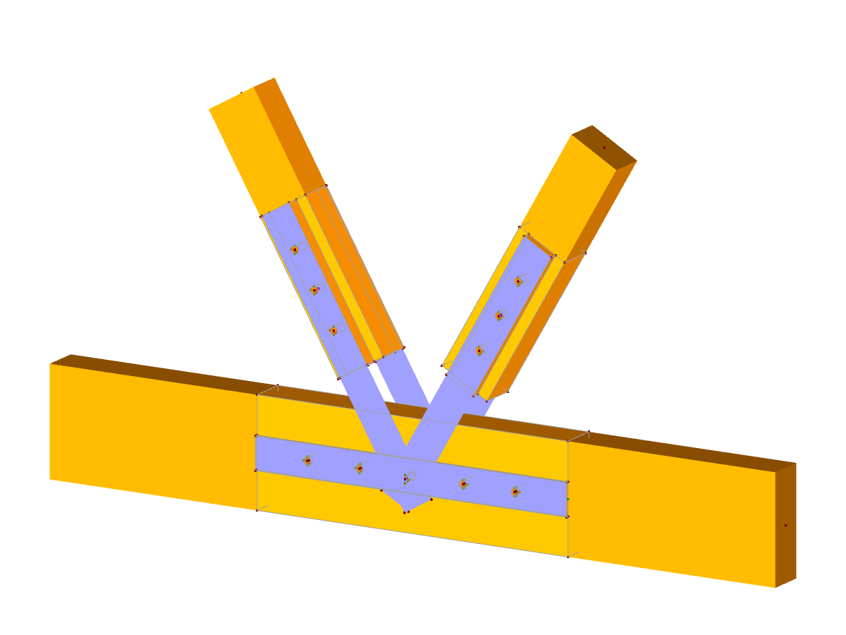 Modello 004574 | Collegamento incernierato acciaio-legno
