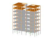 Modello 004605 | Edificio in legno-calcestruzzo