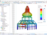 Deformazione del vento in RSTAB