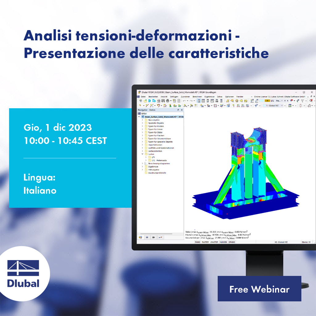 Analisi tensioni-deformazioni - Presentazione delle caratteristiche
