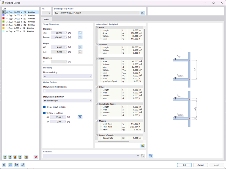 Definizione del piano con l'add-on Modello edificio (KB1866)