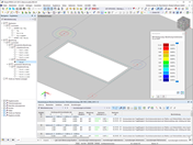 Visualizzazione dell’armatura richiesta a taglio punzonante A-sw per la verifica del calcestruzzo in RFEM. Visualizzazione precisa degli elementi d’armatura.