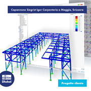 Capannone Siegrist Igor Carpenteria a Maggia, Svizzera