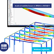 Analisi di stabilità lineare in RFEM 6 e RSTAB 9