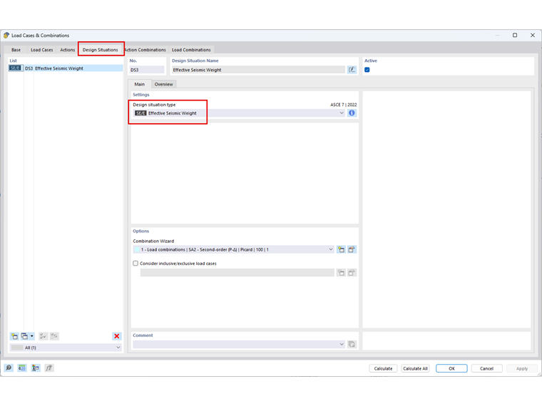 KB 001877 | Considerazioni sismica P-Delta di ASCE 7-22 e NBC 2020 in RFEM 6