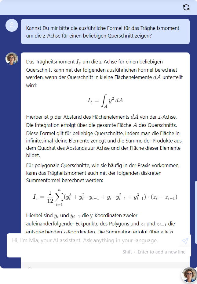 Caratteristica 002817 | Output di formule di AI Chatbot Bia