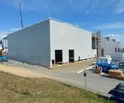 CP 001302 | Vista esterna dell'ampliamento del magazzino industriale