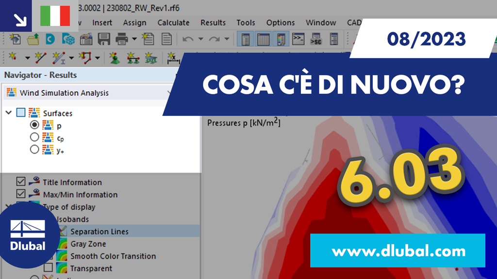 Panoramica delle novità in RFEM 6 e RSTAB 9, Versione agosto 2023.