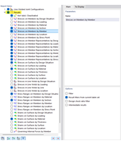 Selezionare le tensioni, le ampiezze delle oscillazioni delle tensioni e le deformazioni
