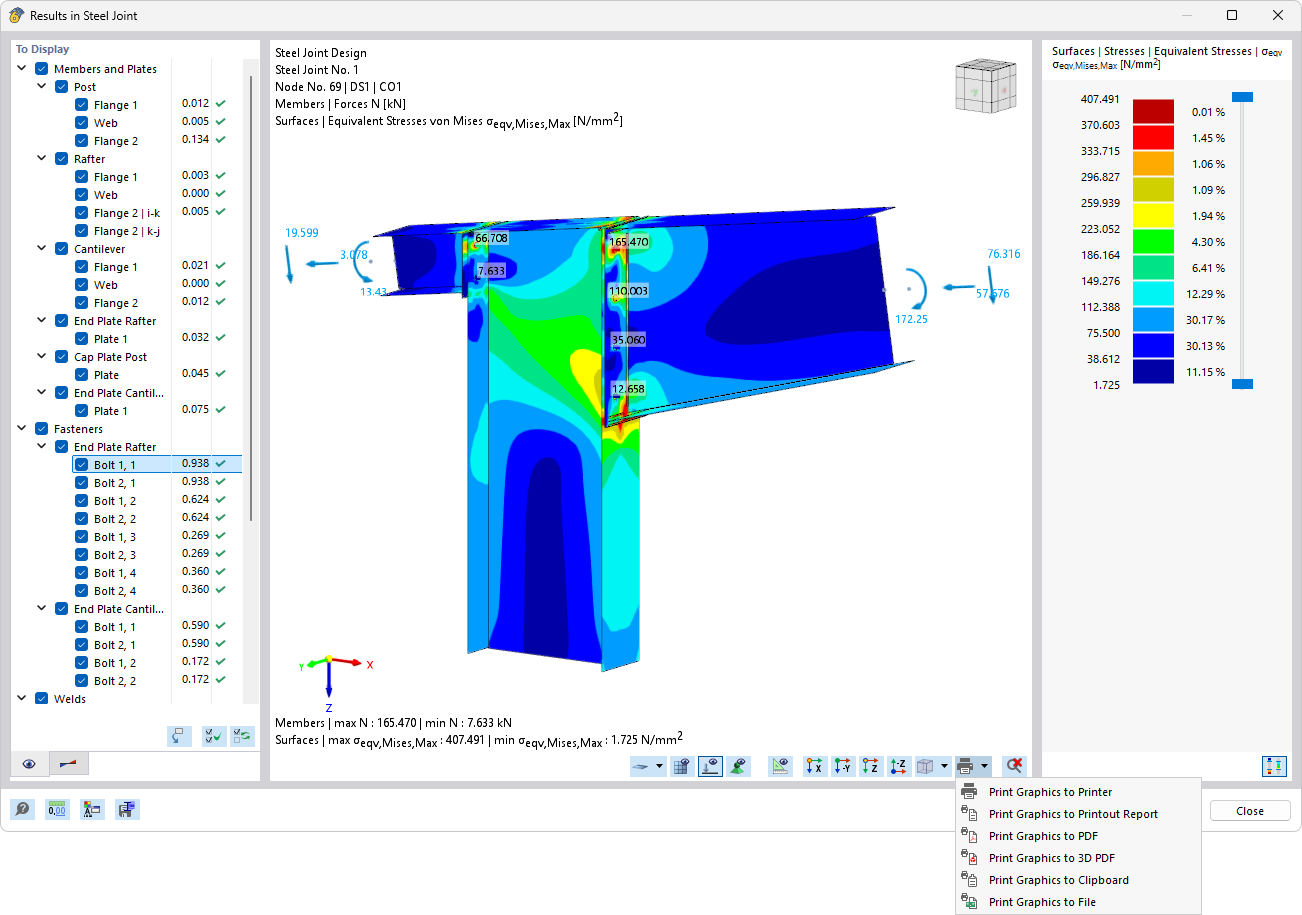 Risultati nella stampa dei giunti in acciaio