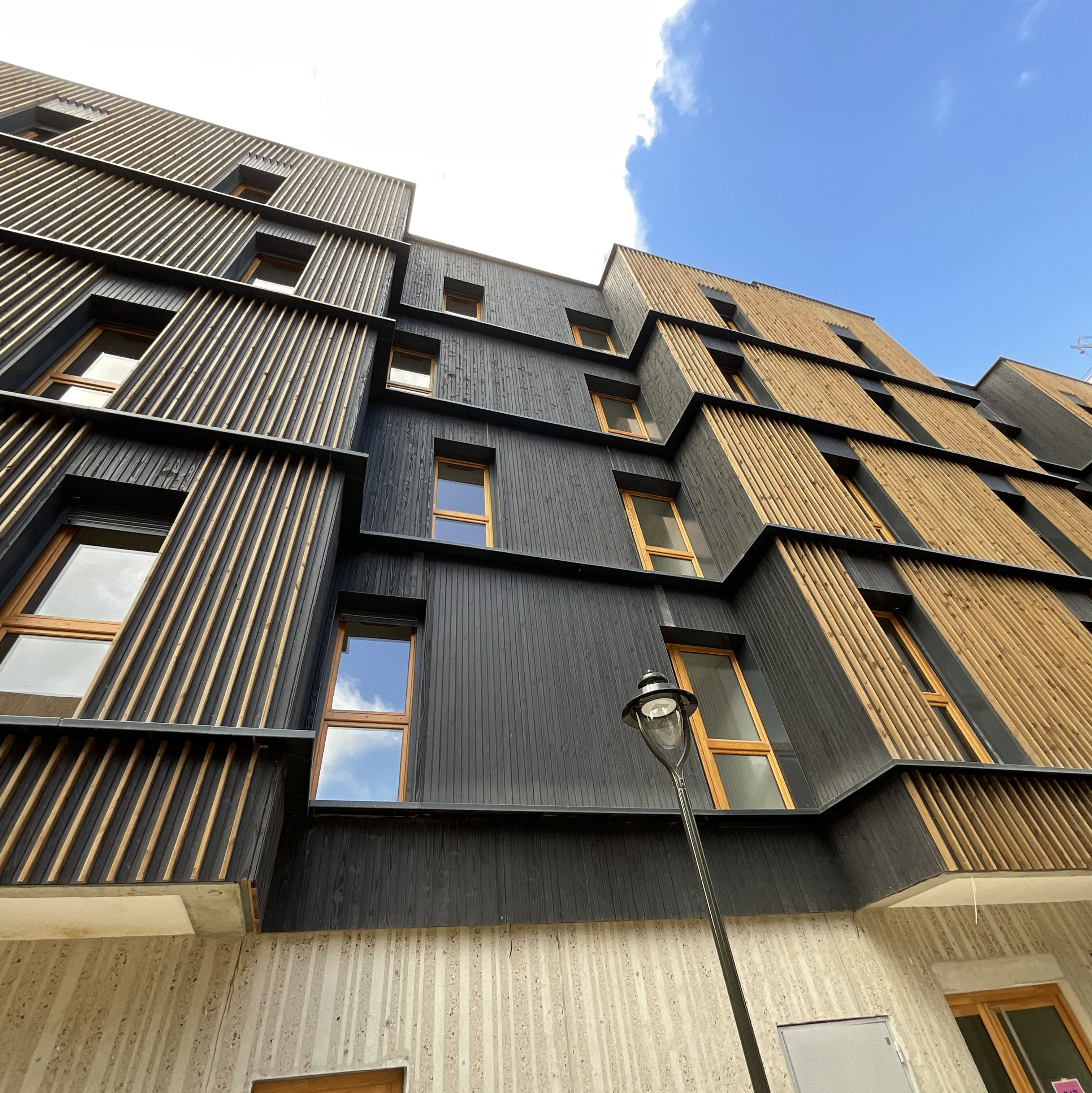 Facciata dell'edificio PB6