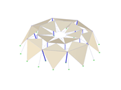 Copertura leggera con membrana