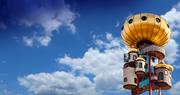 Torre di Hundertwasser nella Kuchlbauer’s World of Beer ad Abensberg, Germania