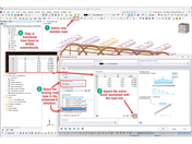 Importazione dati di Excel in RFEM per il carico variabile dell'asta