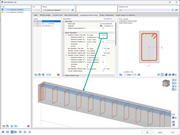 Caratteristica 002920 | Funzione automatica di armatura longitudinale per barre