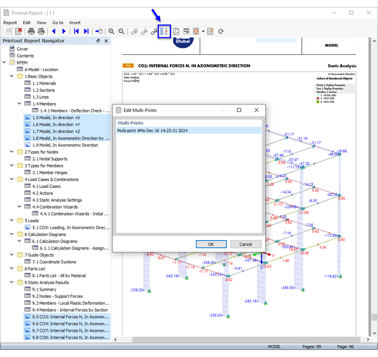 Modifica stampa multipla