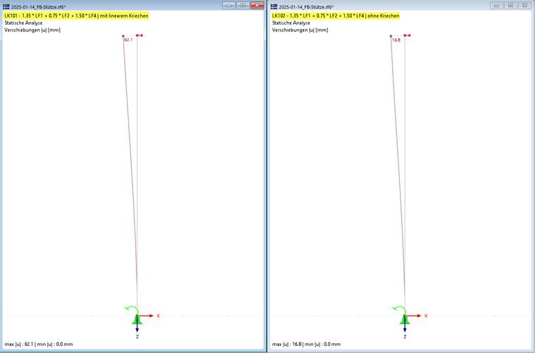 Output analisi non lineare | Analisi strutturale | Viscosità