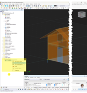 Menu contestuale per selezione funzioni per relazioni di calcolo, stampa multipla e sincronizzazione immagini nel navigatore dati