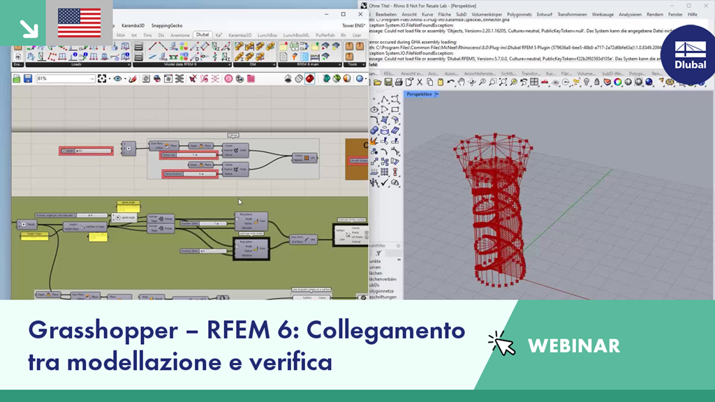 Webinar cover featuring the reference VG 005265 and a title on modeling and design integration.