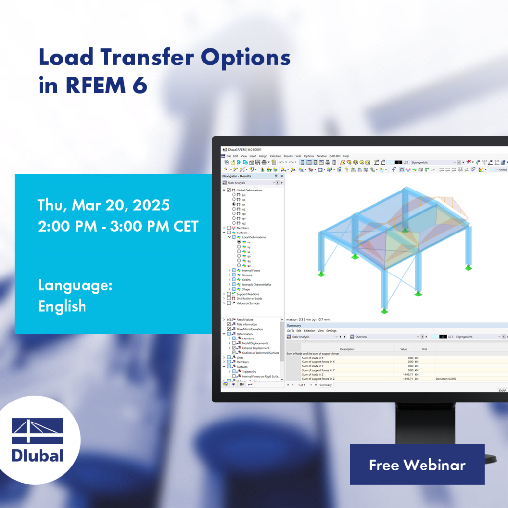 Opzioni di trasferimento del carico \n in RFEM 6