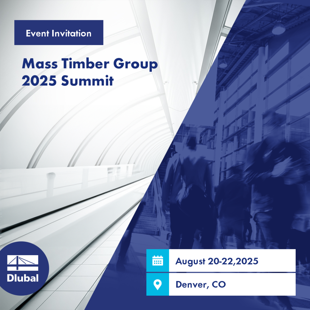 Banner del Summit Mass Timber Group 2025 dal 20 al 22 agosto 2025