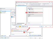 L'immagine illustra l'interazione tra giunto e struttura in un'analisi di giunti di acciaio.