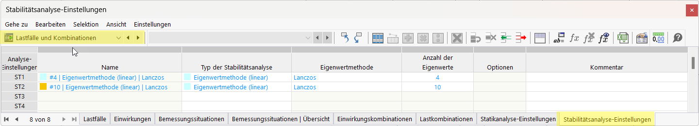 L'immagine mostra tabelle con nuove voci aggiunte dopo l'attivazione di un add-on