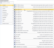 Appare il menu del modulo aggiuntivo Acciaio EC3