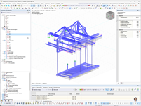 Rappresentazione dettagliata della deformazione statica di una centina avanzata dovuta a carichi verticali e orizzontali.