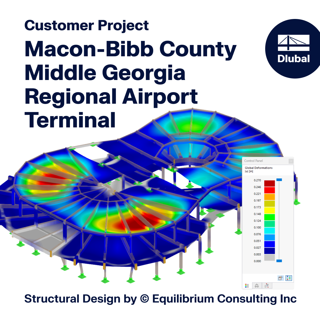 Progettazione architettonica e processo di ingegneria del Terminal dell'aeroporto regionale della contea di Macon-Bibb con un'approfondimento sui componenti strutturali e del layout concettuale.