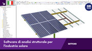 Software di analisi strutturale per l'ottimizzazione delle strutture solari nel settore energetico